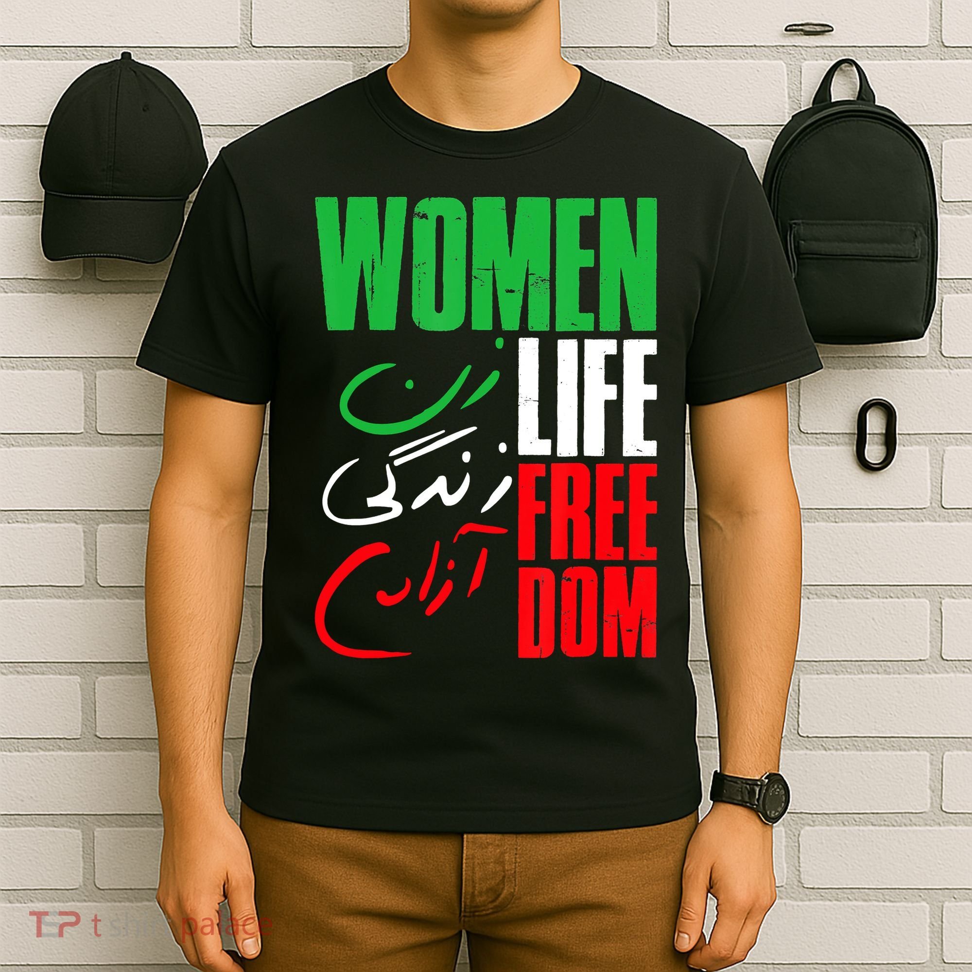  Life Freedom Zan Zendegi Azadi Farsi Support Iran T-Shirt