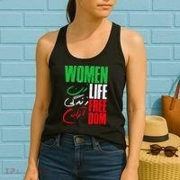  Life Freedom Zan Zendegi Azadi Farsi Support Iran Women's Tank Top thumb 2