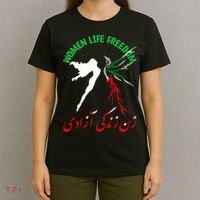 Life Freedom Zan Zendegi Azadi Iran Free Iranian T-Shirt thumb 4