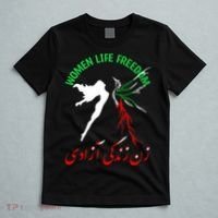 Life Freedom Zan Zendegi Azadi Iran Free Iranian T-Shirt thumb 5