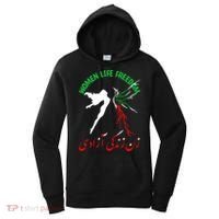 Life Freedom Zan Zendegi Azadi Iran Free Iranian Women's Hoodie thumb 0