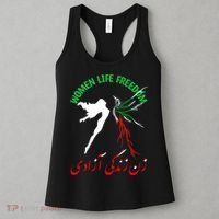 Life Freedom Zan Zendegi Azadi Iran Free Iranian Women's Tank Top thumb 3