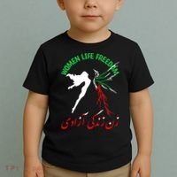 Life Freedom Zan Zendegi Azadi Iran Free Iranian Toddler T-Shirt thumb 2