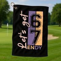 Let's Get 6 7 Endy Golf Towel thumb 1