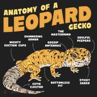 Leopard Gecko Anatomy Women's Sweatshirt thumb 2