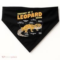 Leopard Gecko Anatomy USA-Made Doggie Bandana thumb 0