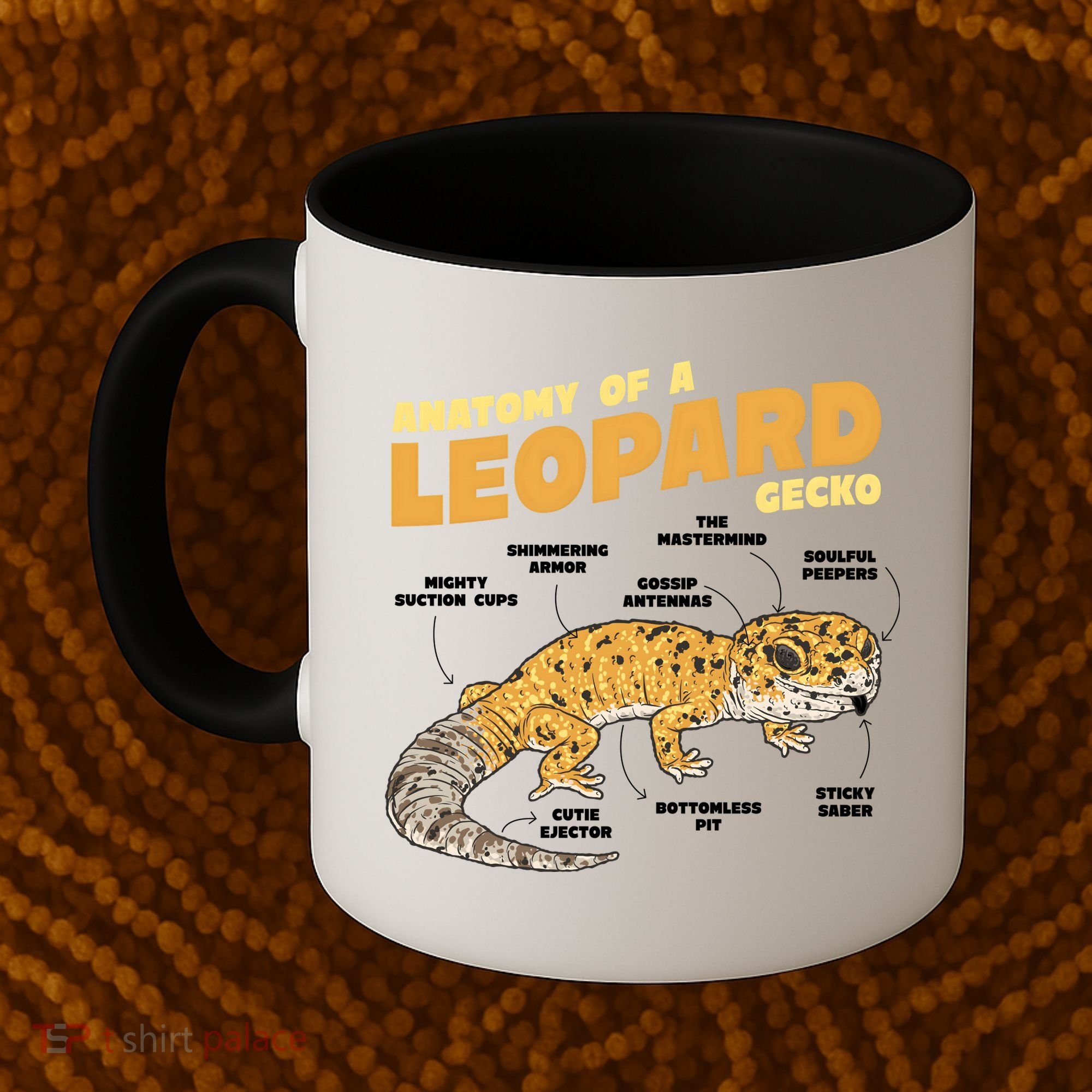 Leopard Gecko Anatomy Coffee Mug