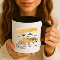 Leopard Gecko Anatomy Coffee Mug thumb 3