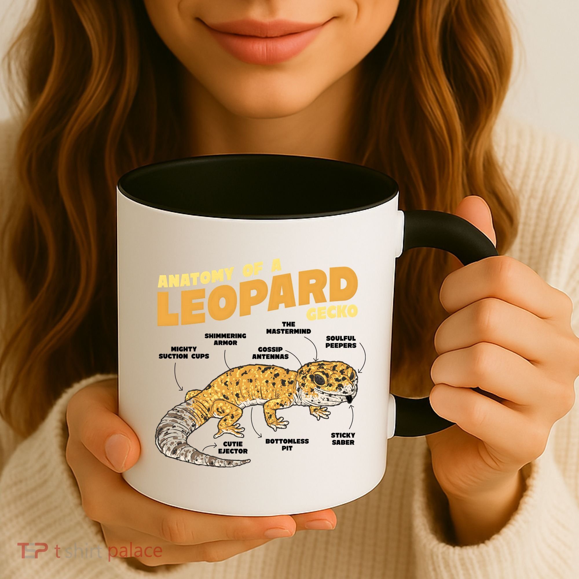 Leopard Gecko Anatomy Coffee Mug