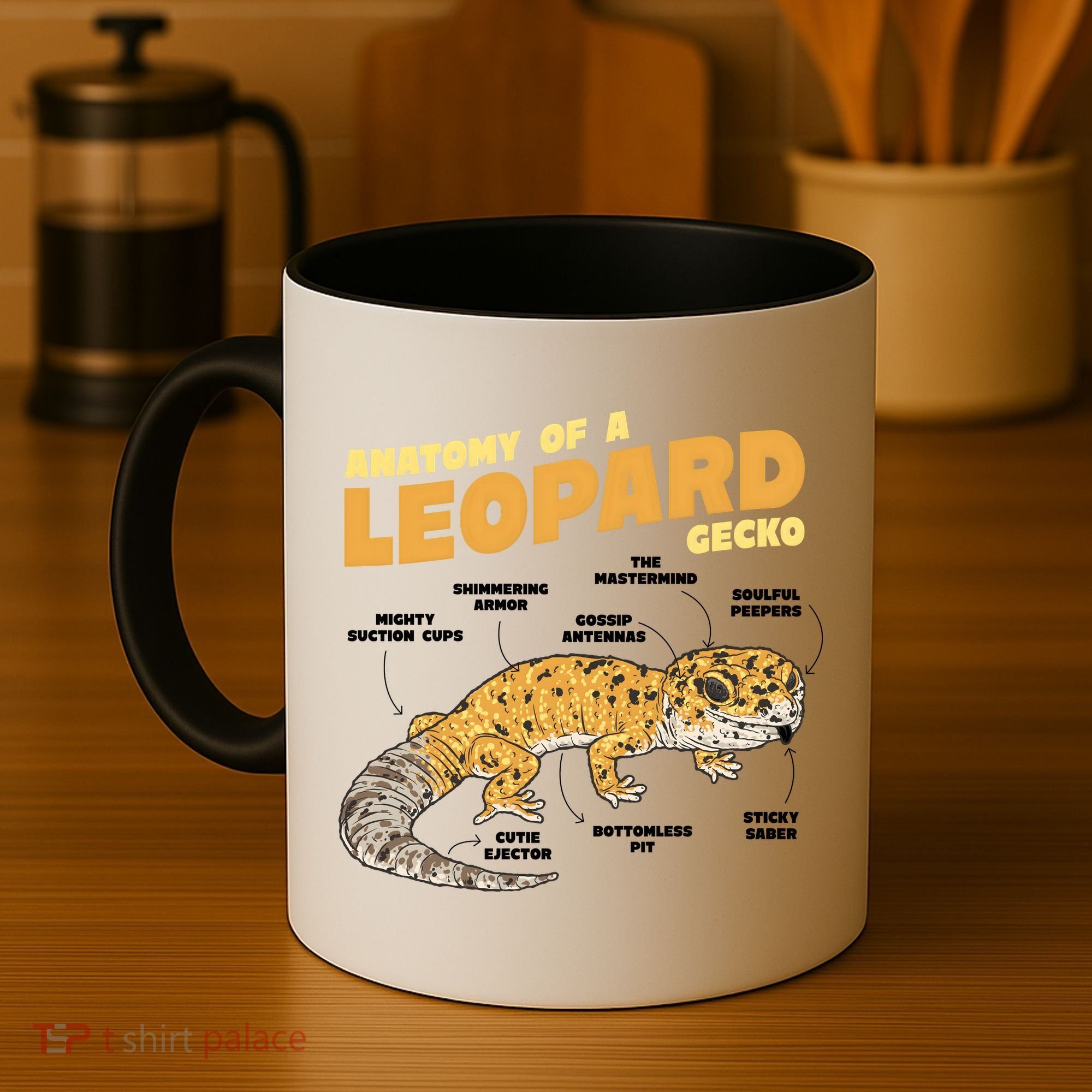Leopard Gecko Anatomy Coffee Mug