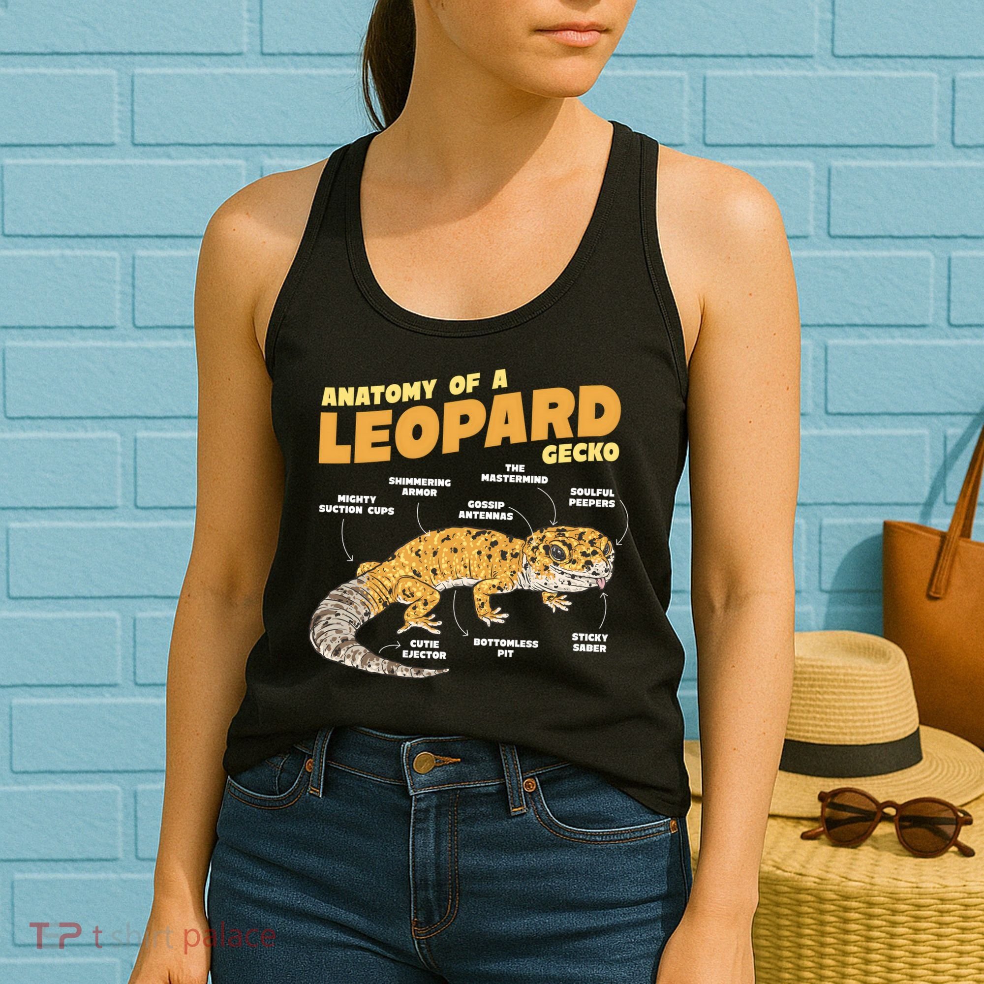 Leopard Gecko Anatomy Women's Tank Top