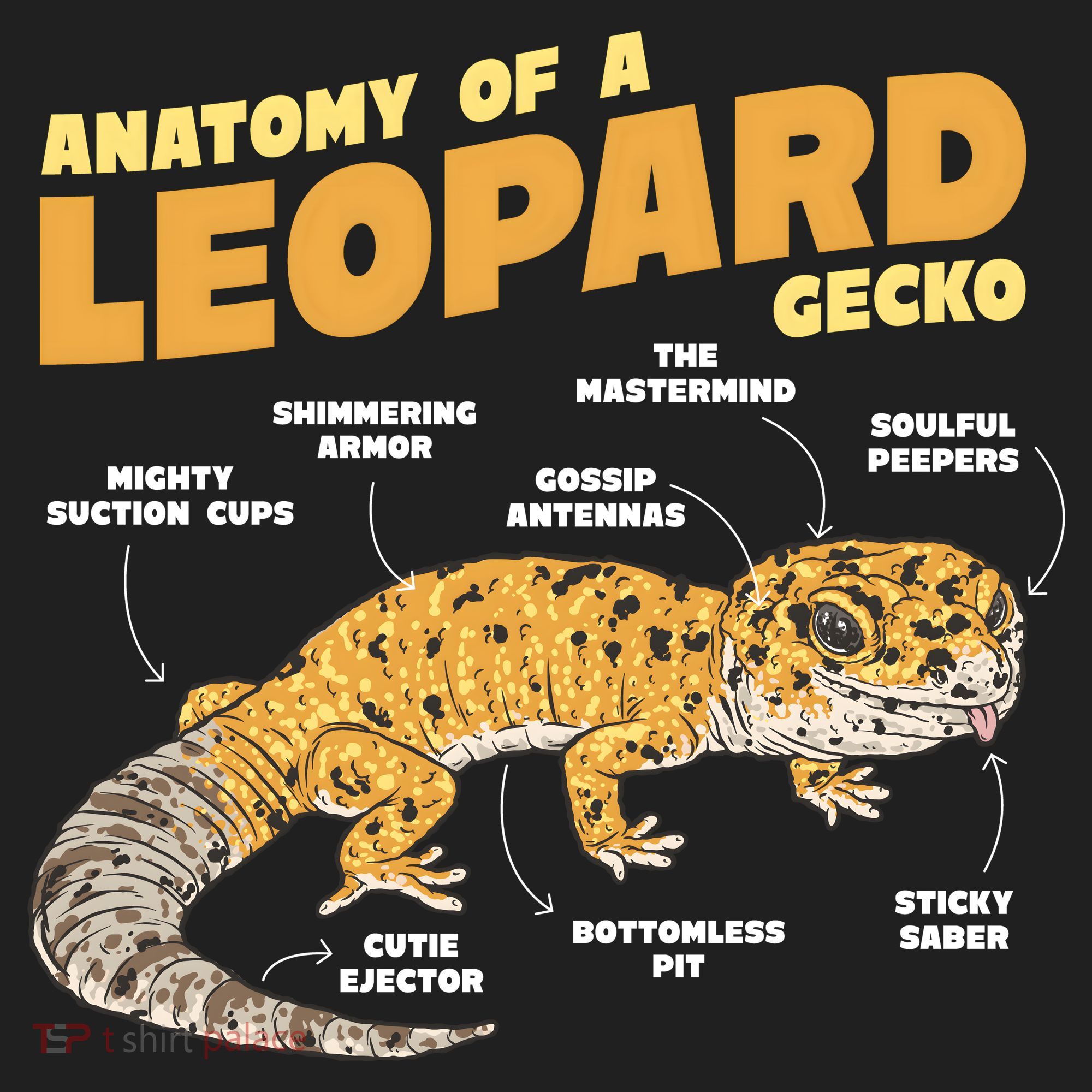 Leopard Gecko Anatomy Hat