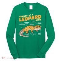 Leopard Gecko Anatomy Long Sleeve Shirt thumb 0