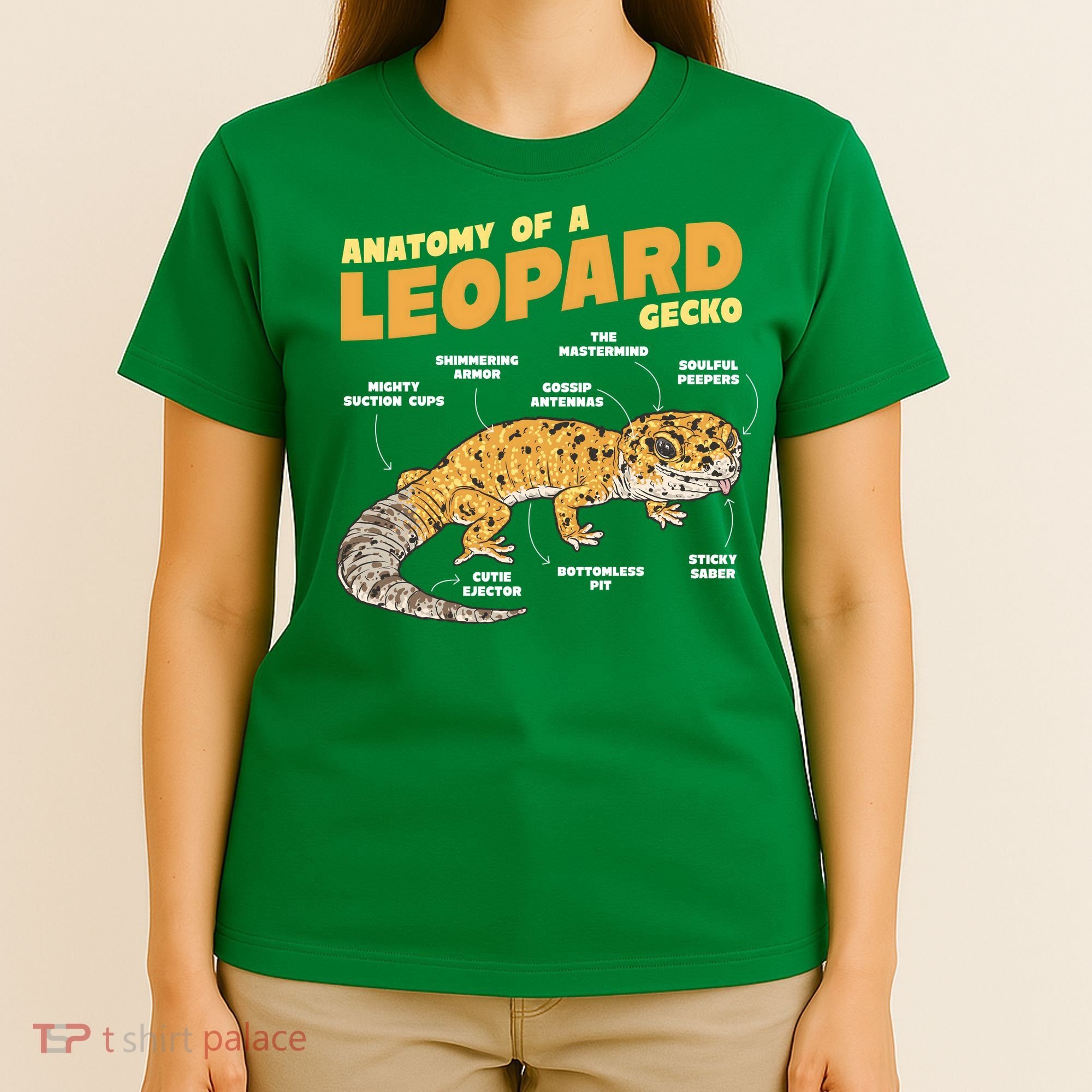 Leopard Gecko Anatomy T-Shirt