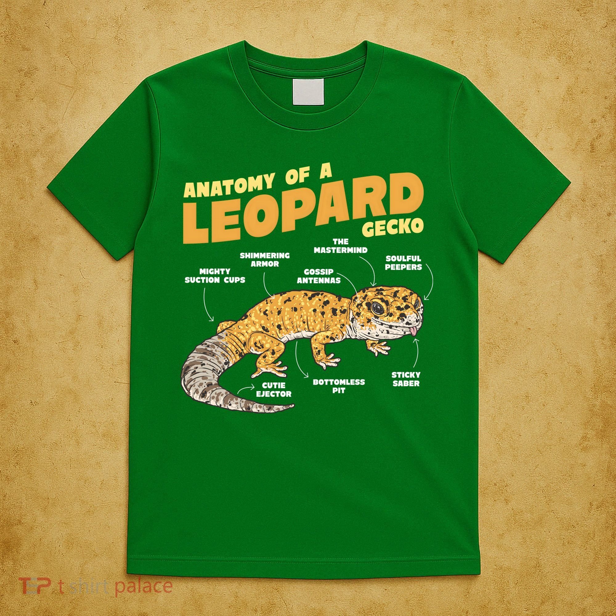 Leopard Gecko Anatomy T-Shirt