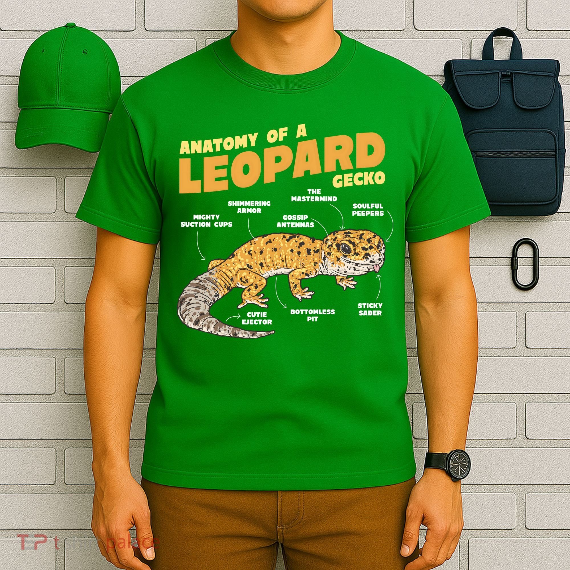 Leopard Gecko Anatomy T-Shirt