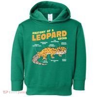 Leopard Gecko Anatomy Toddler Hoodie thumb 0