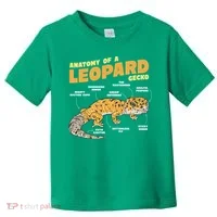 Leopard Gecko Anatomy Toddler T-Shirt thumb 0