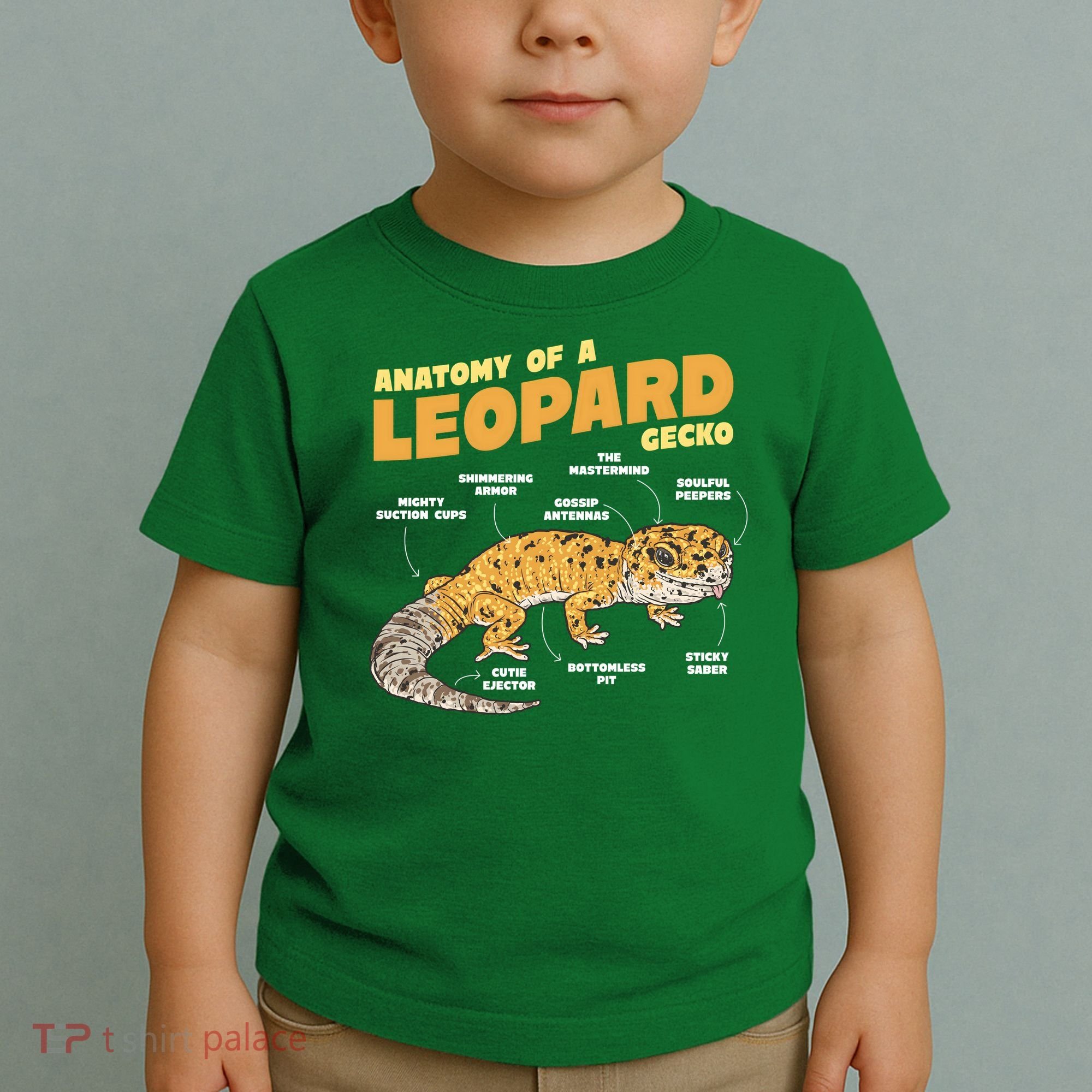 Leopard Gecko Anatomy Toddler T-Shirt