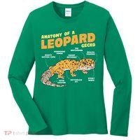 Leopard Gecko Anatomy Women's Long Sleeve Shirt thumb 0