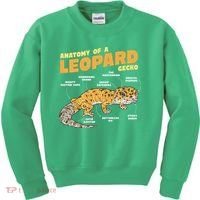 Leopard Gecko Anatomy Kids Sweatshirt thumb 0