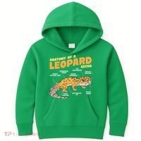 Leopard Gecko Anatomy Kids Hoodie thumb 0