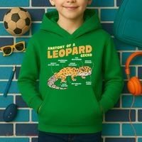 Leopard Gecko Anatomy Kids Hoodie thumb 2