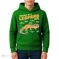 Leopard Gecko Anatomy Kids Hoodie thumb 4