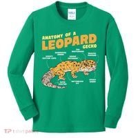 Leopard Gecko Anatomy Kids Long Sleeve Shirt thumb 0
