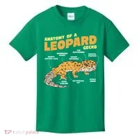 Leopard Gecko Anatomy Kids T-Shirt thumb 0