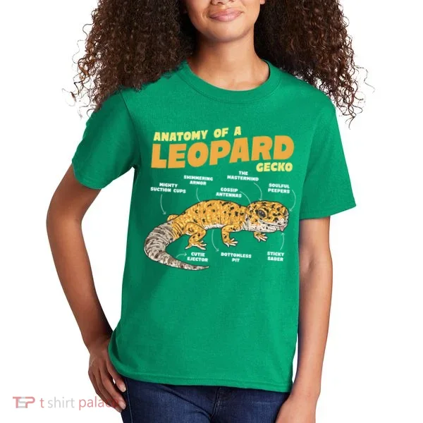 Leopard Gecko Anatomy Kids T-Shirt