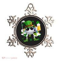 Leprechaun Golf Ball With Stick And Glass Of Beer Patricks Day Gift Ornament thumb 0