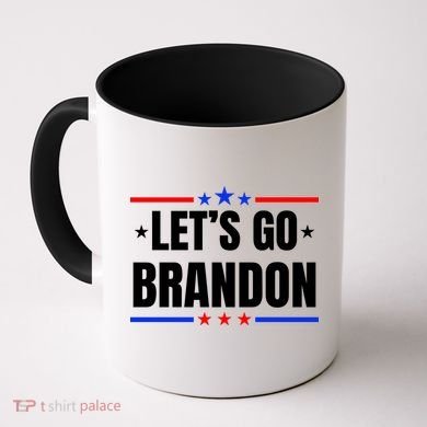 Lets Go Brandon Machado Stars And Strips LGB Coffee Mug