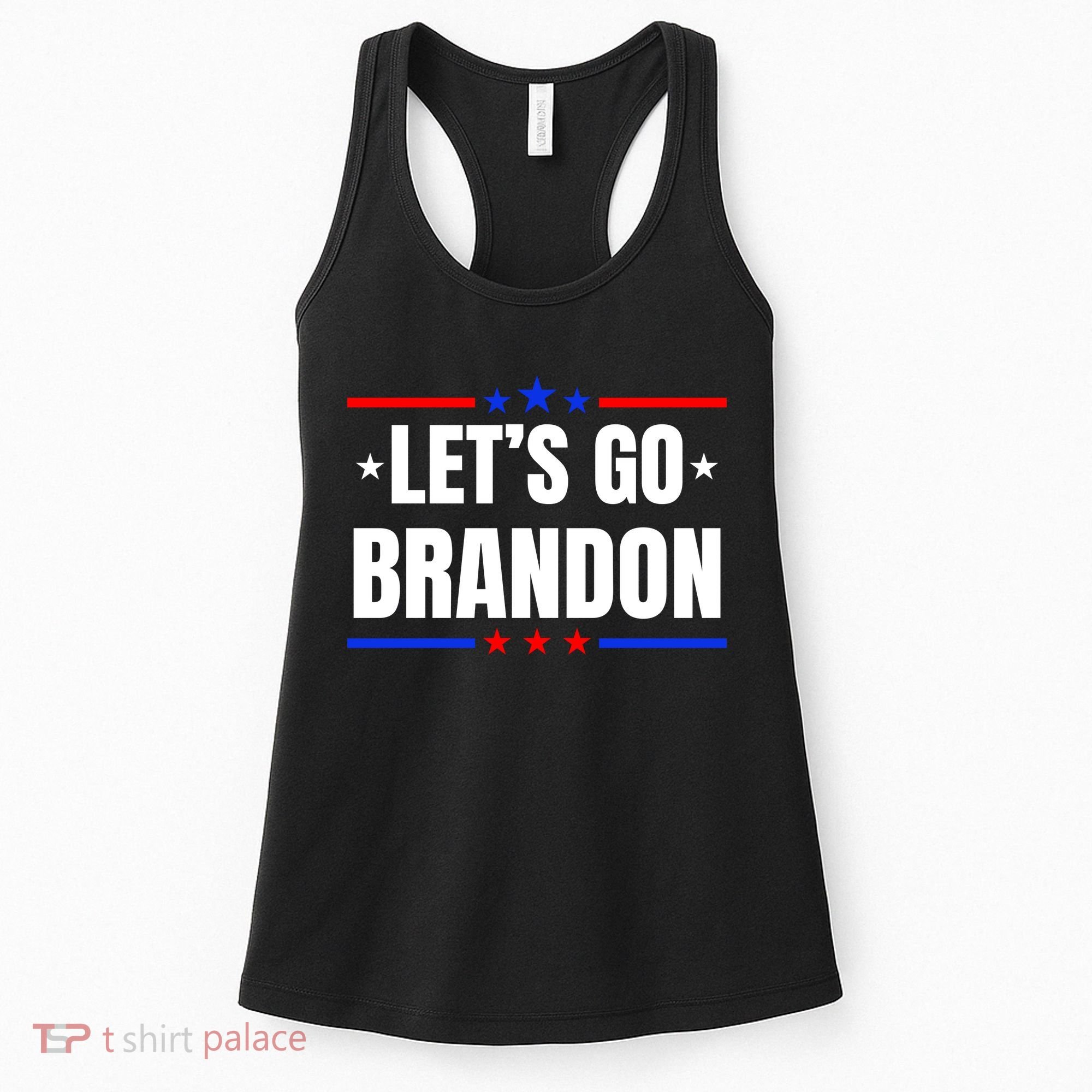 Lets Go Brandon Machado Stars And Strips LGB Women's Tank Top