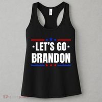 Lets Go Brandon Machado Stars And Strips LGB Women's Tank Top thumb 3
