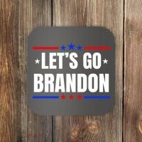 Lets Go Brandon Machado Stars And Strips LGB Coaster thumb 0