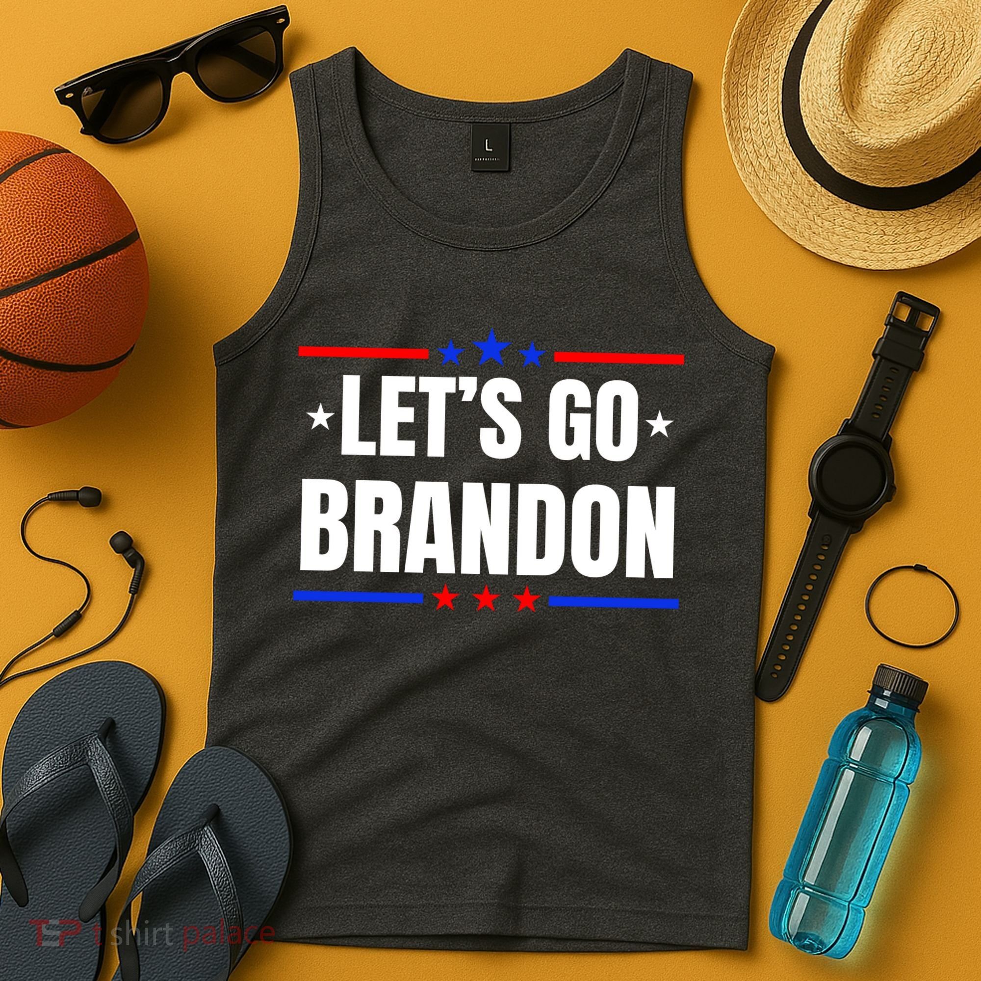 Lets Go Brandon Machado Stars And Strips LGB Tank Top