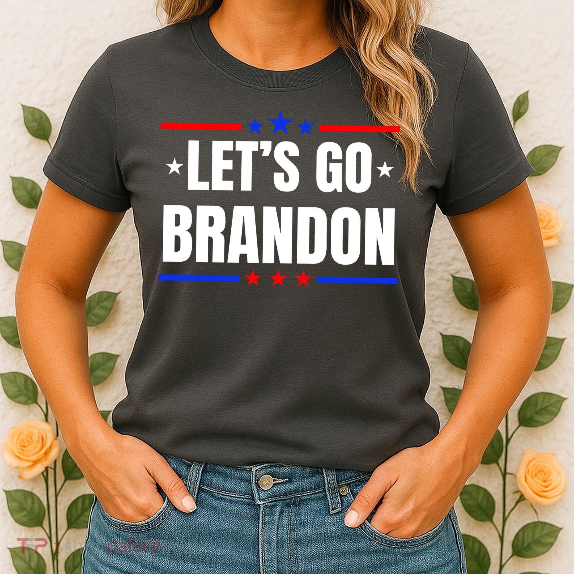 Lets Go Brandon Machado Stars And Strips LGB Women's T-Shirt