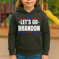Lets Go Brandon Machado Stars And Strips LGB Kids Hoodie thumb 3