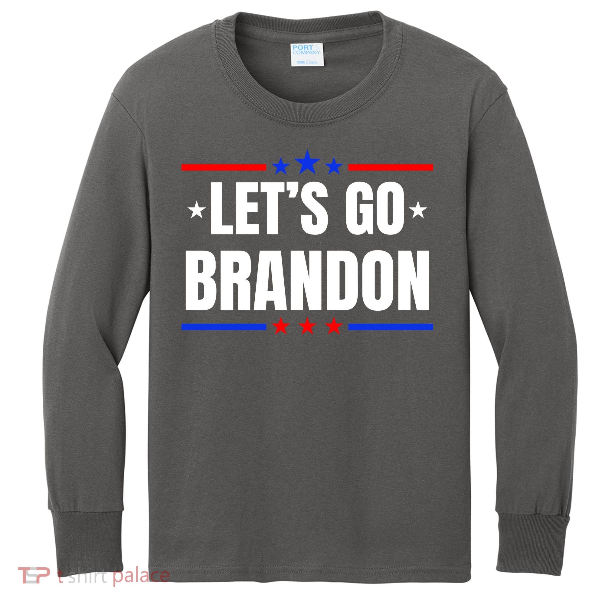 Lets Go Brandon Machado Stars And Strips LGB Kids Long Sleeve Shirt