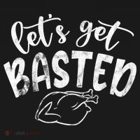 Let's Get Basted Funny Thanksgiving Turkey Women's Hoodie thumb 2