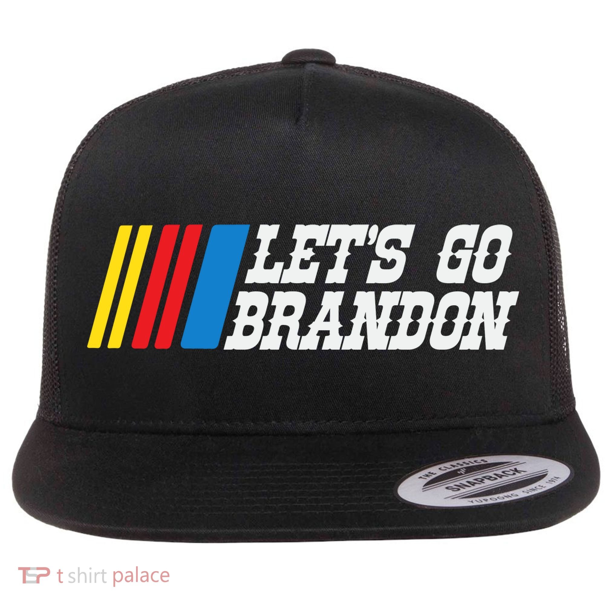 Let's Go Brandon Lets Go Brandon Lets Go Brandon Let's Go Brandon Flat Bill Trucker Hat
