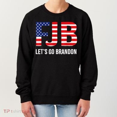 Let’s Go Brandon Conservative US Flag Gift Women's Sweatshirt