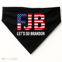 Let’s Go Brandon Conservative US Flag Gift USA-Made Doggie Bandana thumb 0