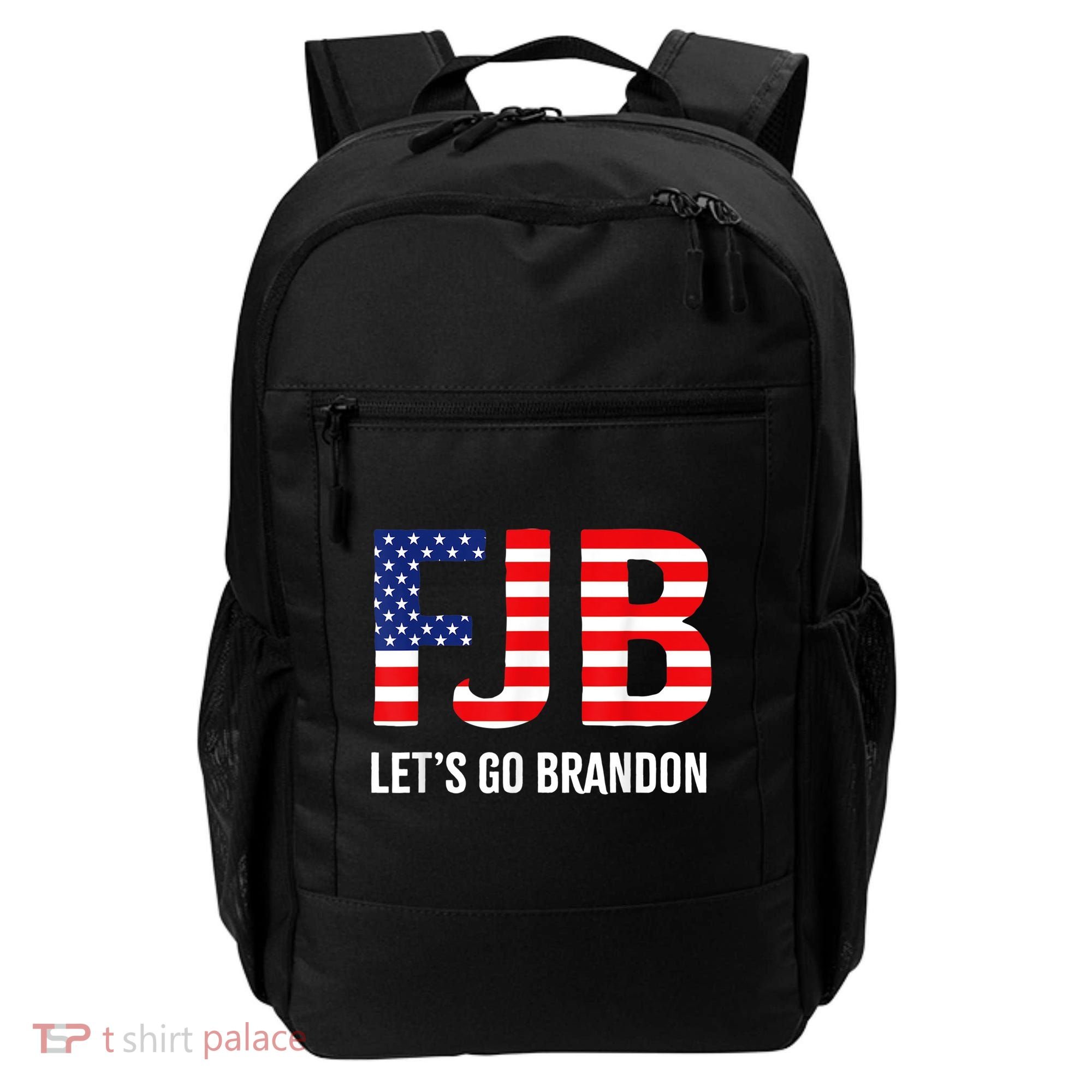 Let’s Go Brandon Conservative US Flag Gift Backpack