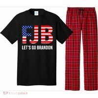 Let’s Go Brandon Conservative US Flag Gift Pajama Set thumb 0