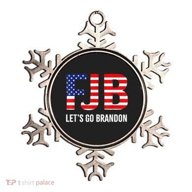 Let’s Go Brandon Conservative US Flag Gift Ornament