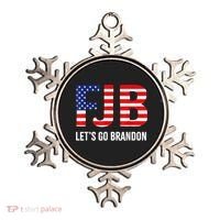 Let’s Go Brandon Conservative US Flag Gift Ornament thumb 0