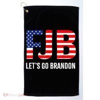Let’s Go Brandon Conservative US Flag Gift Golf Towel thumb 0