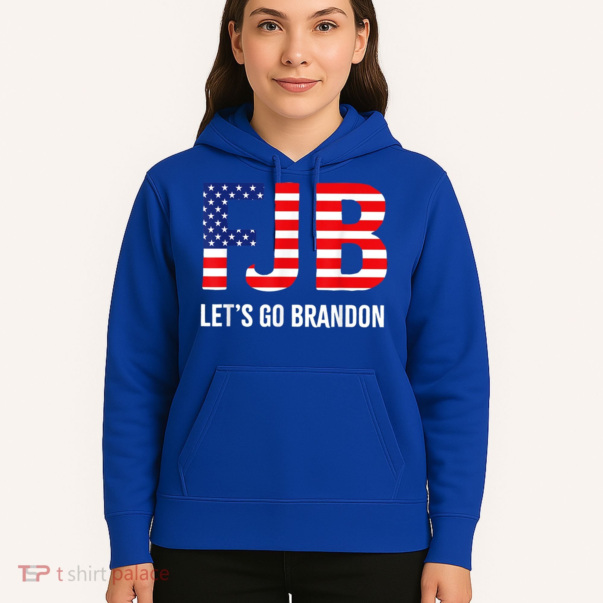 Let’s Go Brandon Conservative US Flag Gift Hoodie